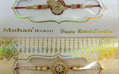 Golden Pendant Rakhi