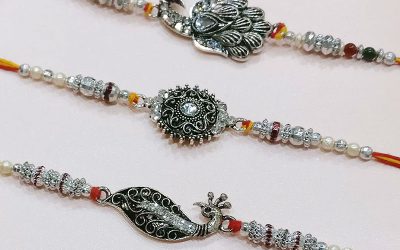 Silver Pendant Rakhi